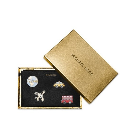 Michael Kors Handbags - 🌟LOWEST🌟 Michael Kors clutch leather sticker set